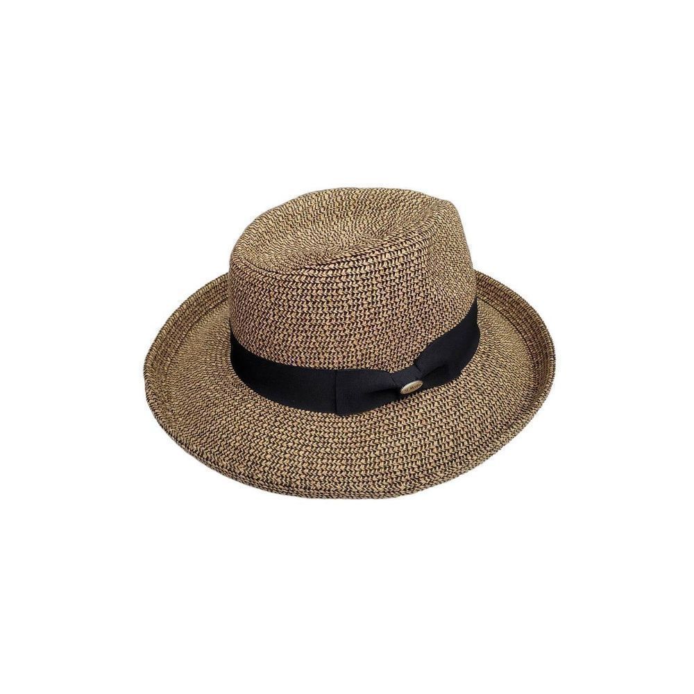 Saint Martin Straw Fedora Men's Hat OS - Picture 1 of 11
